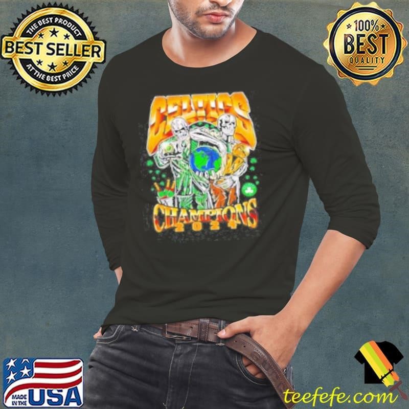 Boston Celtics Warren Lotas NBA Champions 2024 Retro  Shirt