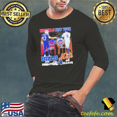 Buffalo Bills On Sundays X New York Mets All Season Shirt