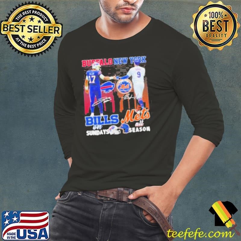 Buffalo Bills On Sundays X New York Mets All Season Shirt