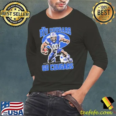 Byu Cougars Football Go Cougars Mascot Shirt