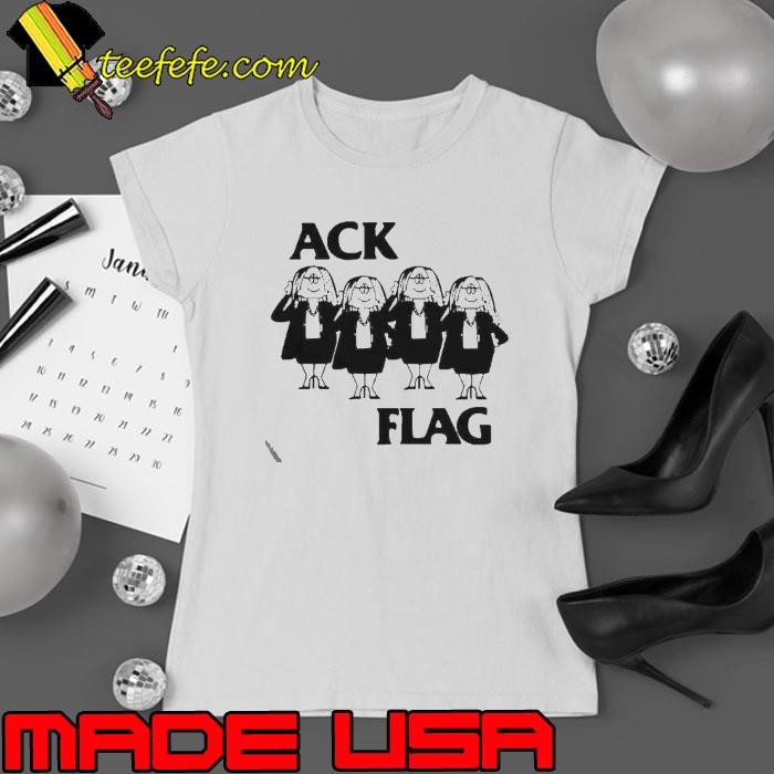 Cathy Ack flag shirt