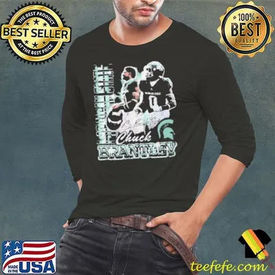 Charles Brantley Michigan State 90s graphic signature t shirt