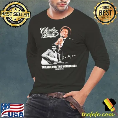 Charley Pride thanks for the memories 1934 2020 signature shirt