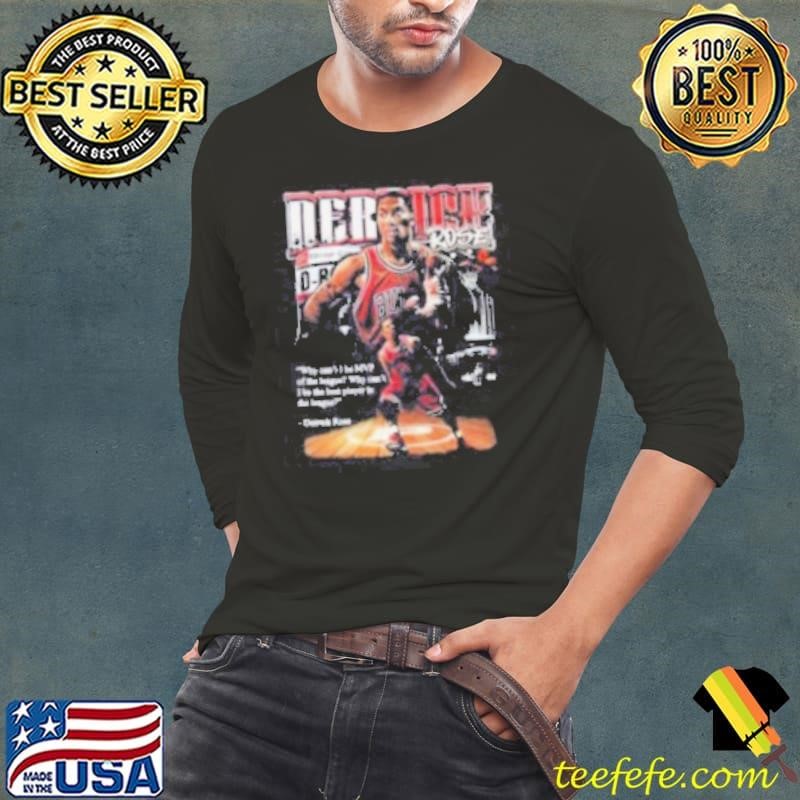 Chicago Bears Khalil Herbert Wear Derrick Rose Why Can’t Be MVP Long Sleeve Tee