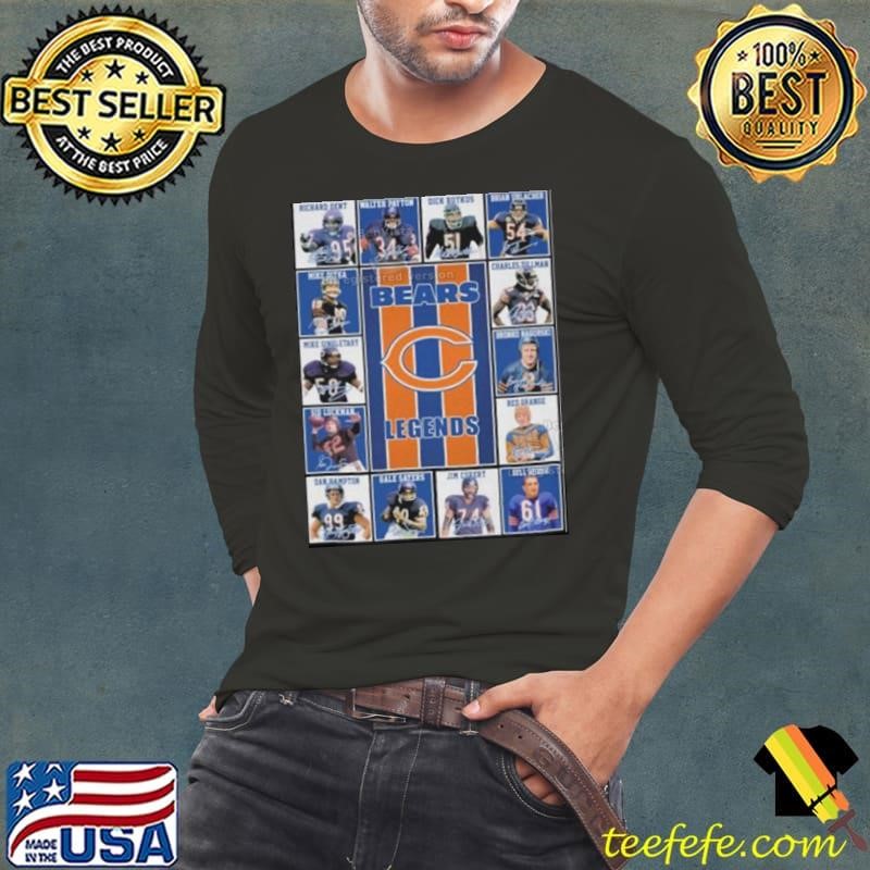 Chicago Bears Legends Players Blanket Long Sleeve Tee
