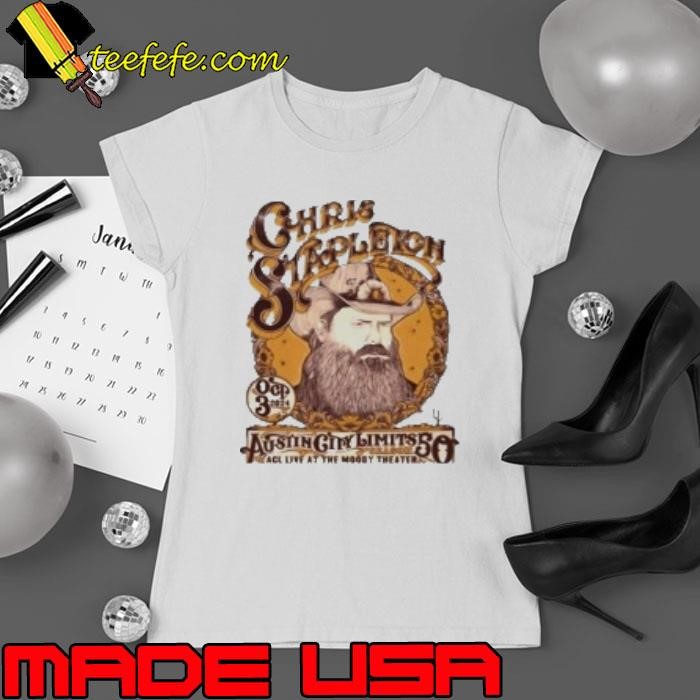 Chris Stapleton Oct 3 2024 ACL At The Moody Theatre Event Ladies tee