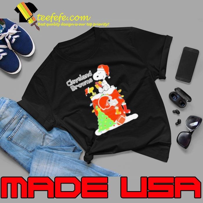 Christmas snoopy cleveland browns 2024 Unisex