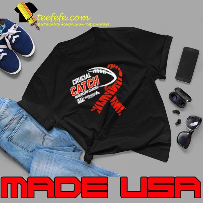 Cincinnati Bengals 2024 Crucial Catch Intercept Cancer Shirt