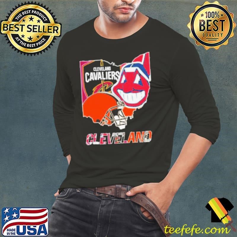 Cleveland Cavaliers Cleveland India And Cleveland Browns Cleveland Logo 2024 shirt