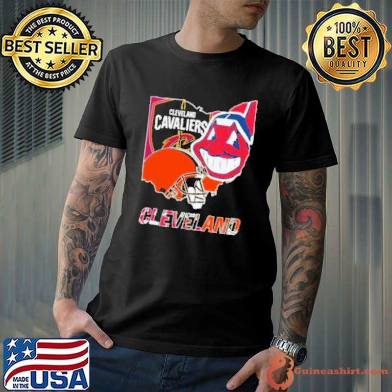 Cleveland Cavaliers Cleveland India And Cleveland Browns Cleveland Logo 2024 Unisex
