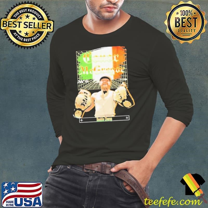 Conor Mcgregor Ufc Flag Design Long Sleeve Tee