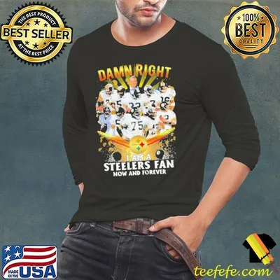 Damn Right I Am A Pittsburgh Steelers Fan Now And Forever shirt