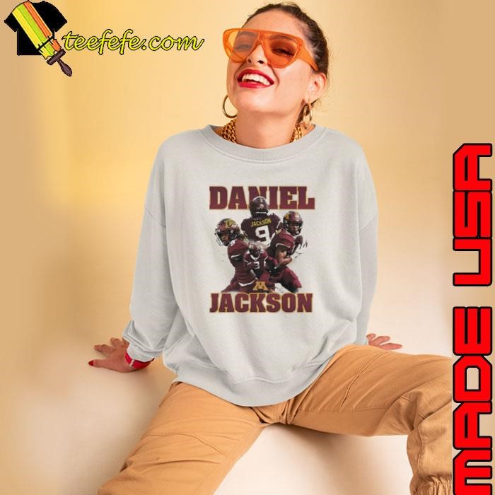 Daniel Jackson #9 Minnesota football player collage Sweatshirt