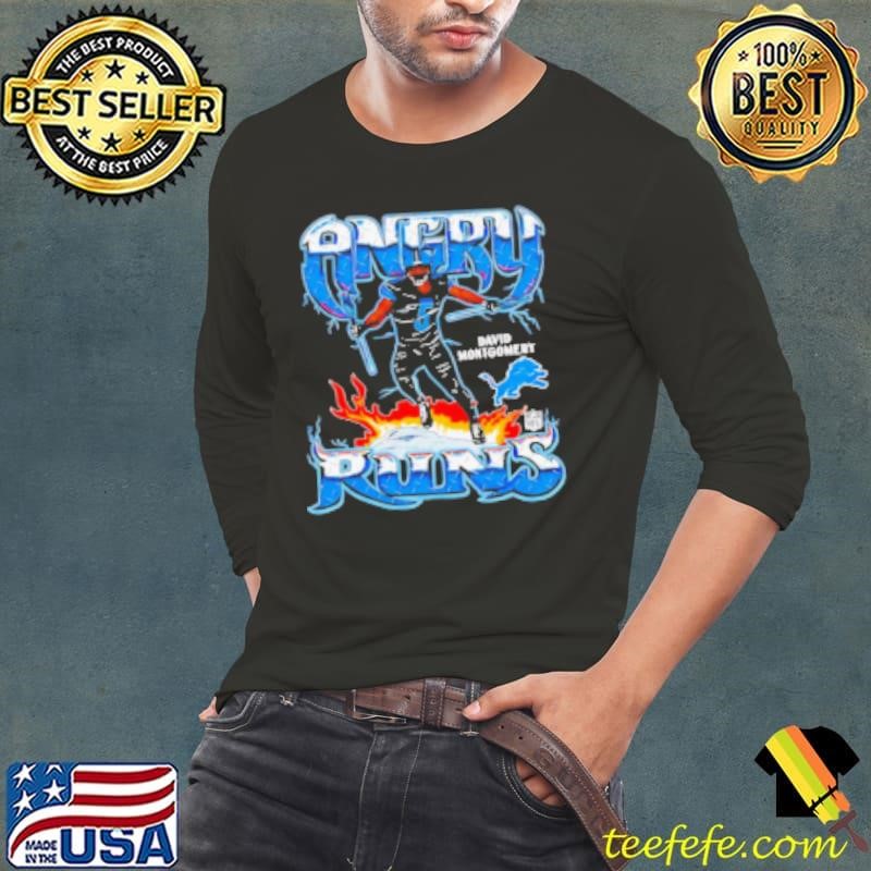 David Montgomery Detroit Lions double winner angry runs 2024 Shirt