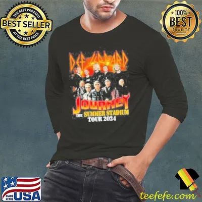 Def Leppard Journey The Summer Stadium Tour 2024 Shirt
