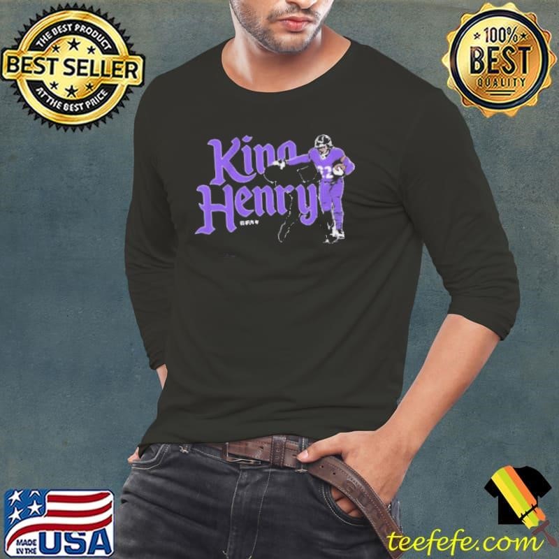 Derrick Henry King Henry Baltimore Ravens NFL Long Sleeve Tee