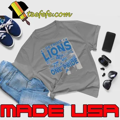 Detroit Lions one pride logo shirt