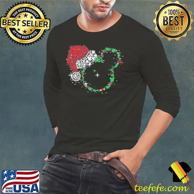 Disney Mickey Santa Christmas Shirt