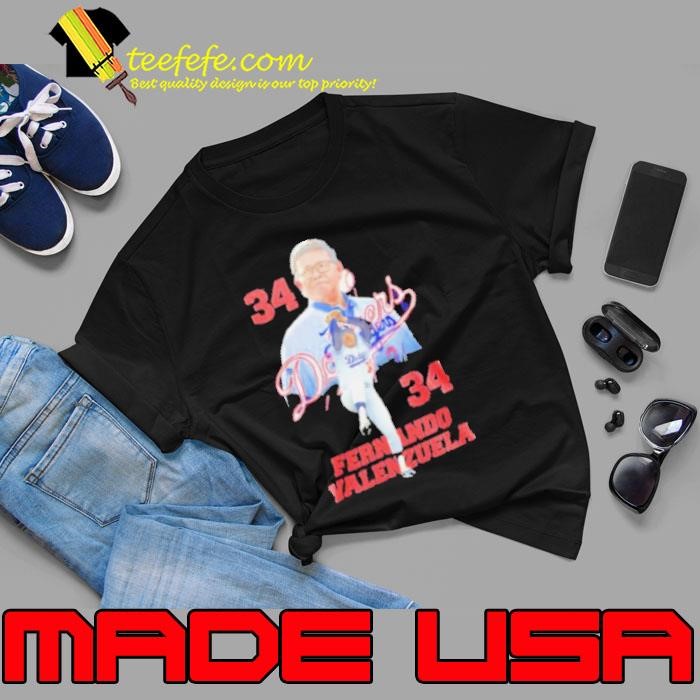 Dodgers Fernando Valenzuela 34 thank you for the memories Unisex