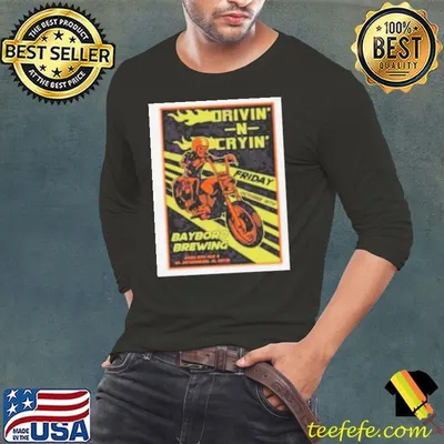 Drivin N Cryin Bayboro Brewing Co In St. Petersburg FL Oct 18 2024 Tour  Shirt