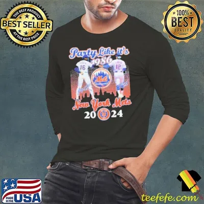 Dwight Gooden Francisco Lindor Party Like It’s 1986 New York Mets MLB 2024 Signatures shirt
