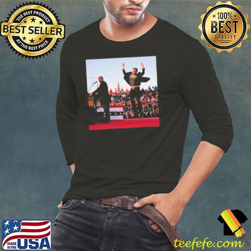 Elon Musk Jumped for Trump at Butler Rally Poster Shirt
