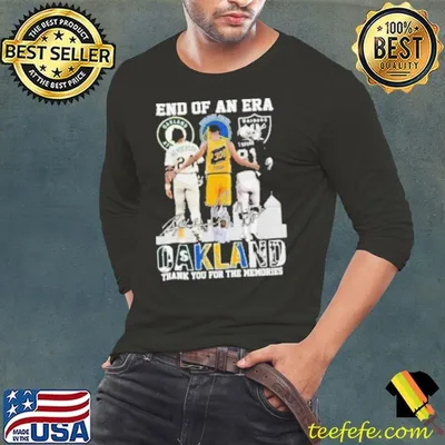 End Of An Era Oakland Henderson Curry And I Brown Thank You For The Memories Signatures 2024 shirt
