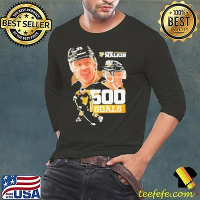 Evgeni Malkin Pittsburgh Penguins hockey 500 goals shirt