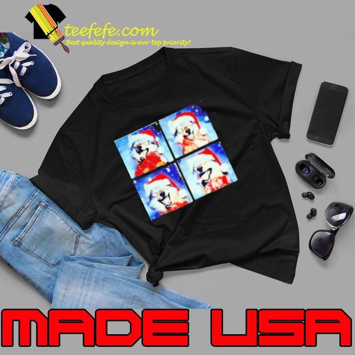 Festive Wolf Selfie Christmas 2024 Shirt