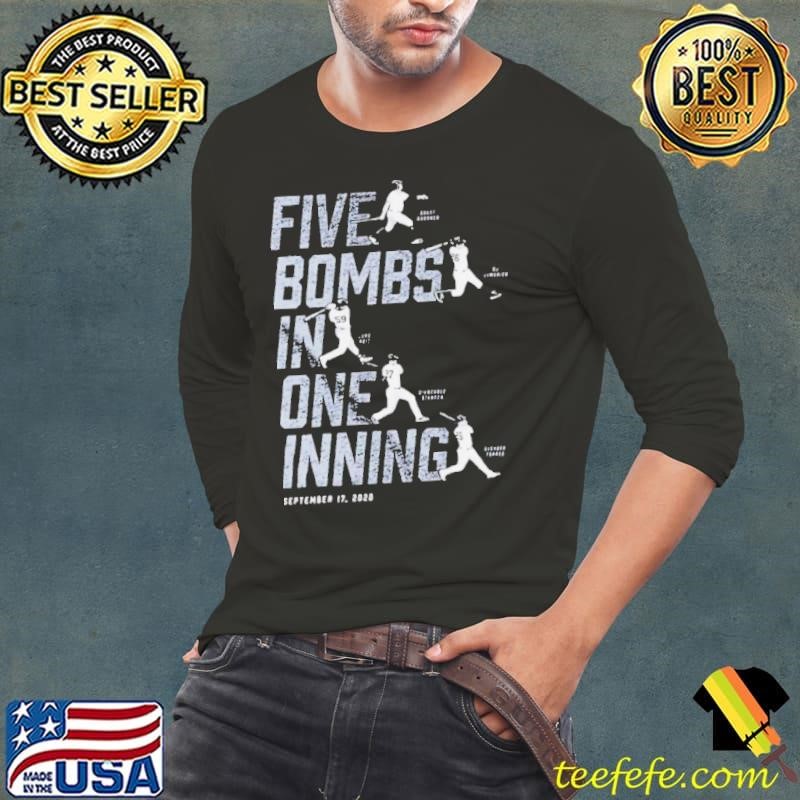 Five Bombs In One Inning Long Sleeve Tee