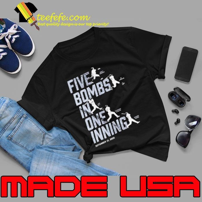 Five Bombs In One Inning shirt