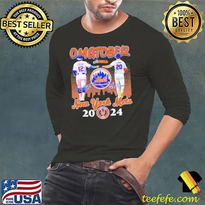Francisco Lindor Pete Alonso OMGTOBER New York Mets 2024 shirt
