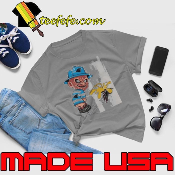 Freddy Krueger Carolina Panthers Piss On Atlanta Falcons Halloween 2024 NFL Unisex