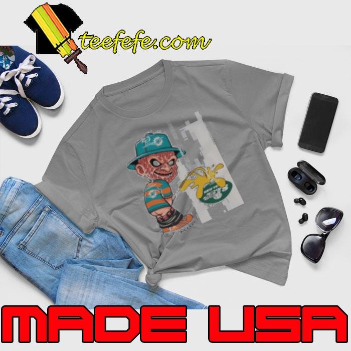 Freddy Krueger Miami Dolphins Piss On New York Jets Halloween 2024 Unisex
