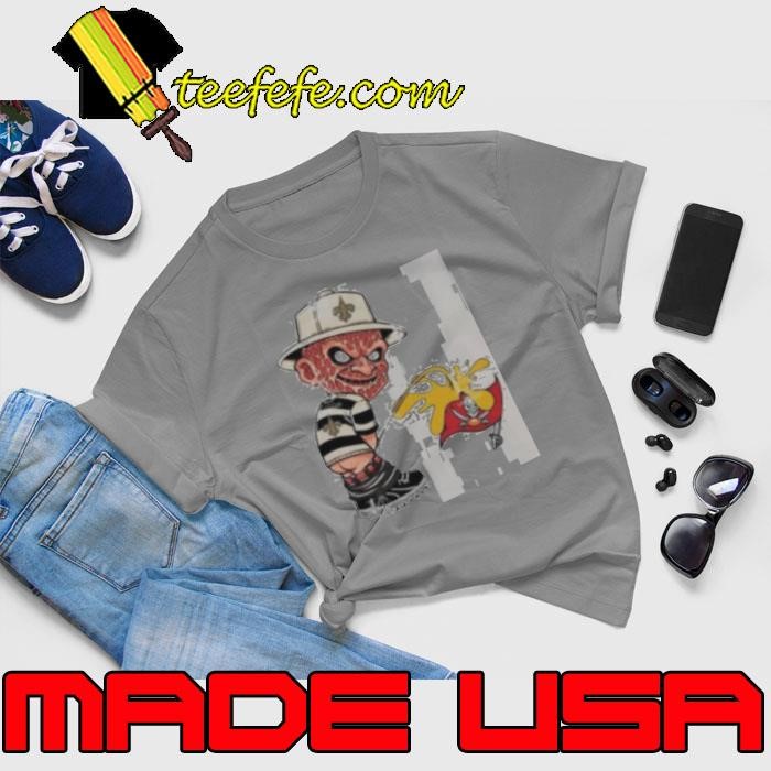 Freddy Krueger New Orleans Saints Piss On Tampa Bay Buccaneers Halloween 2024 NFL Unisex
