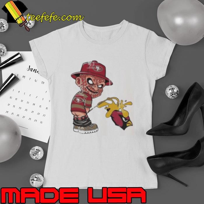 Freddy Krueger San Francisco 49ers Piss On Arizona Cardinals Halloween 2024 NFL Shirt