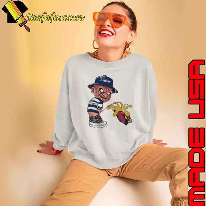 Freddy Krueger Seattle Seahawks Piss On Arizona Cardinals Halloween NFL 2024 Sweatshirt