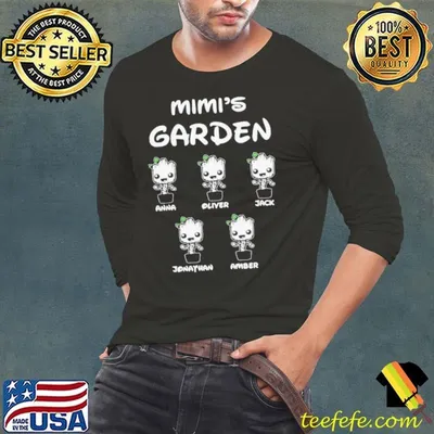 Funny Mimis Garden Groot Anna Oliver Jack Jonathan Amber shirt