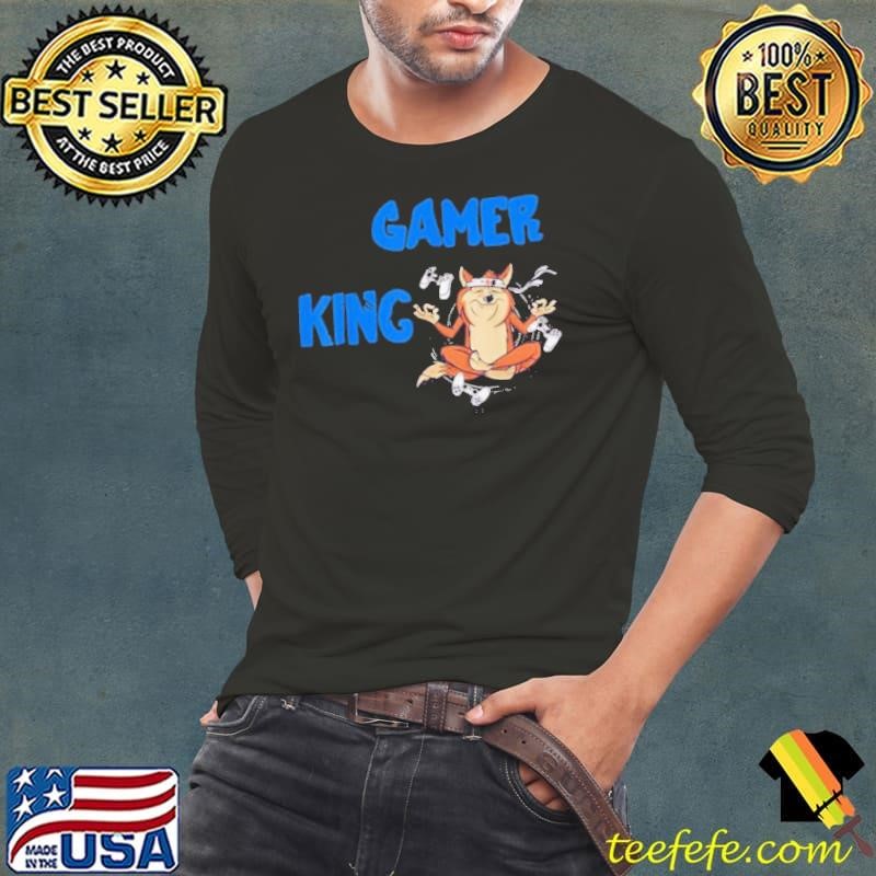 Gamer King Console Gaming PC Computer Video Games shirt