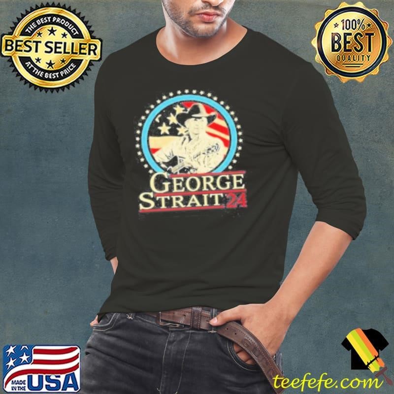 George Strait Fans Gift Graphics American Flag Shirt