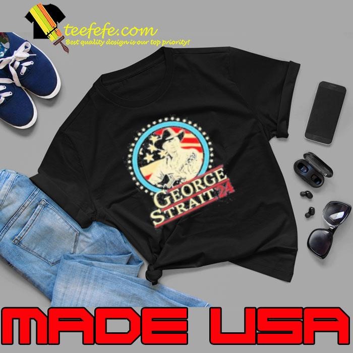 George Strait Fans Gift Graphics American Flag Unisex