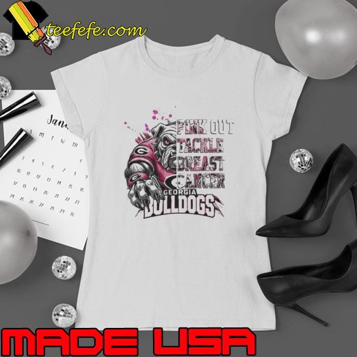 Georgia Bulldogs Pink Out Tackle Breast Cancer 2024 shirt