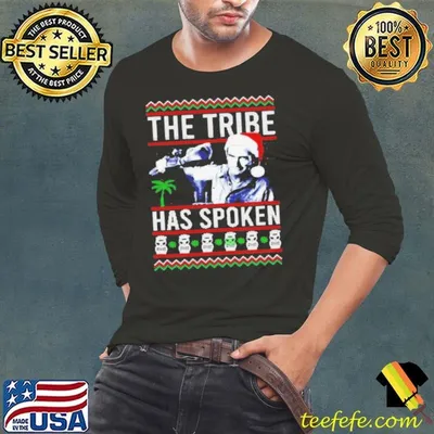 Giddy the tribe has spoken christmas shirt