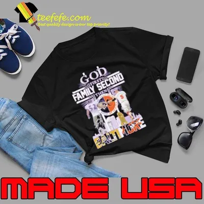 God First Family Second Then Baltimore Ravens x Baltimore Orioles Signature Shirt