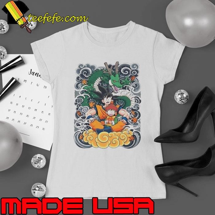 Goku And Gohan Anime Ladies tee