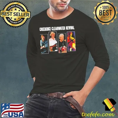Graphic Creedence Clearwater Revival In Concert Camiseta Ajustable shirt