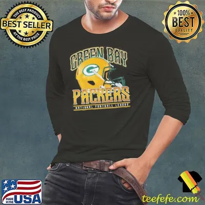 Green Bay Packers Helmet Garment Dyed Heavyweight Shirt