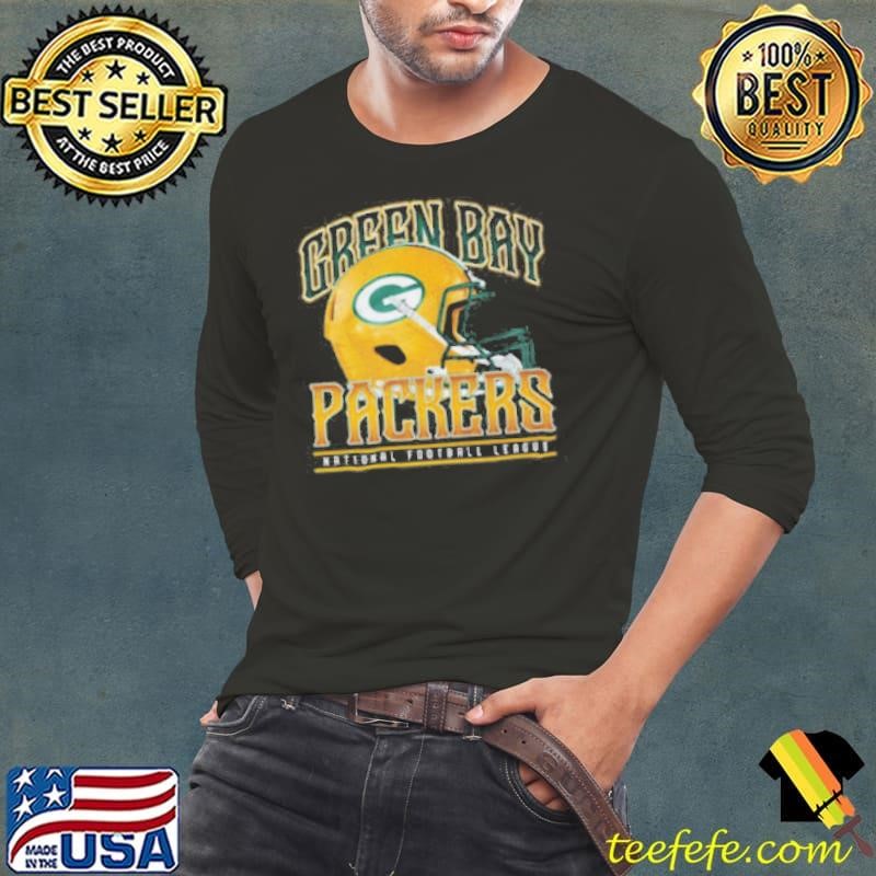 Green Bay Packers Helmet Garment Dyed Heavyweight Shirt
