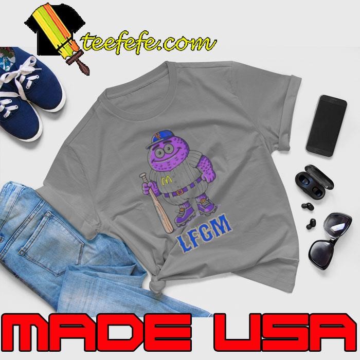 Grimace Mets baseball mascot beautiful monster shirt