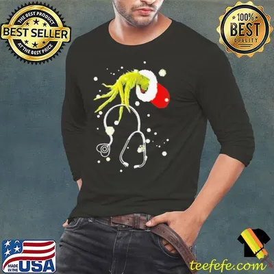 Grinch EMT Xmas shirt